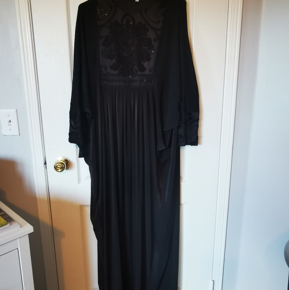 Black abaya/kaftan - Picture 1 of 1